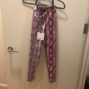 Beach Riot Snake Print Leggings